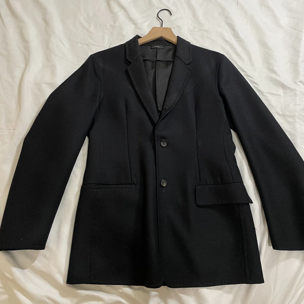 Jil Sander Men's Blazer Navy Wool